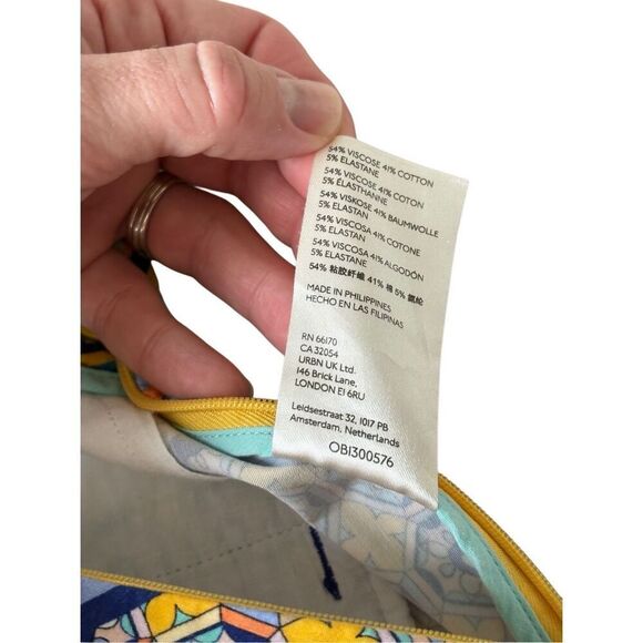 Maeve High Rise Relaxed Shorts size 8 Multicolor Abstract Geometric - Picture 10 of 12